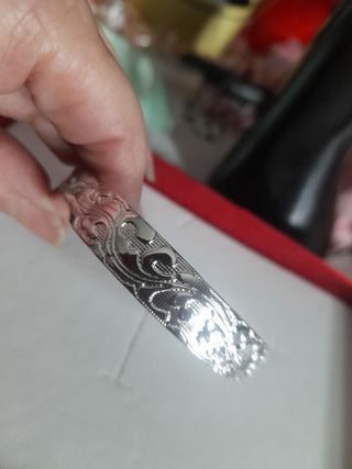 Esclava Plata 925 Grabada