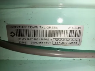 Patinete Oxelo Verde 7XL