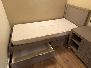 Muebles dormitorio juvenil gris