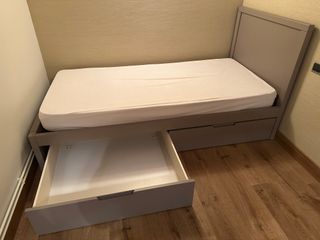 Muebles dormitorio juvenil gris