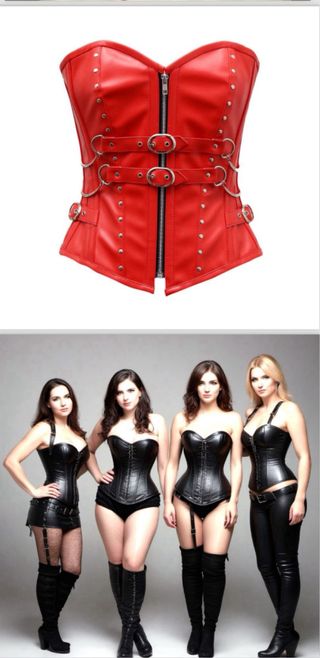 Corset Couro Premium Feminino Tamanho Único