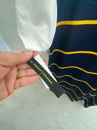 Polo Nike Hombre Blanco y Azul