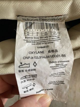 Botas de nieve Quechua Talla 40 Blancas