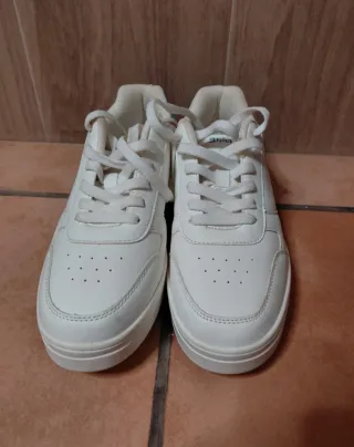 Zapatillas Blancas con Stitch y Ángel