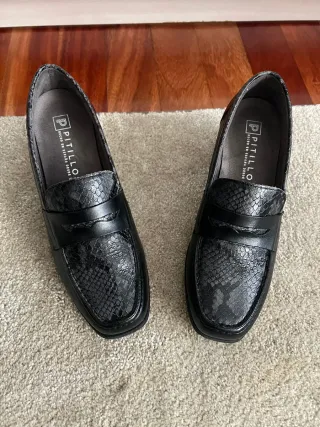 Zapatos Pitillos Piel Talla 37