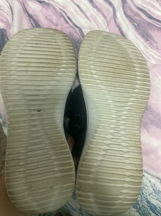 Sandalias Skechers Negras Mujer