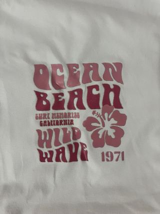 Camiseta Veraniega Ocean Beach Talla S