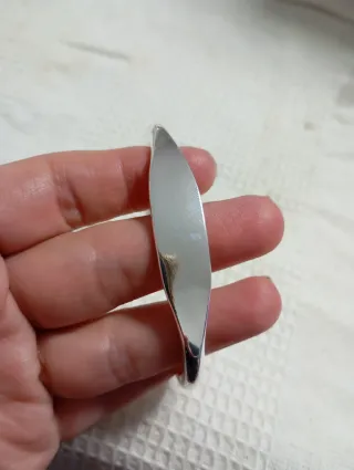 Pulsera de plata abierta