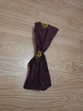 Bandana africana hecha a mano nueva + regalo