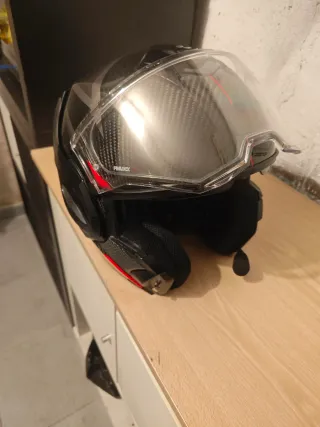 Casco Scorpion Negro Carbono