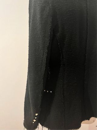 Americana tweed Zara tachuelas