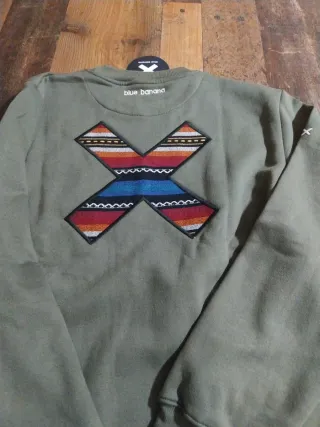 Sudadera Blue Banana Verde Talla L