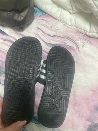 Sandalias Adidas Negro/Plata