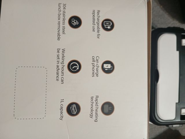 Fiamera elettrica 1L smart lunch box