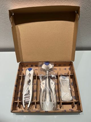 Set cavatappi, apribottiglie e schiaccianoci