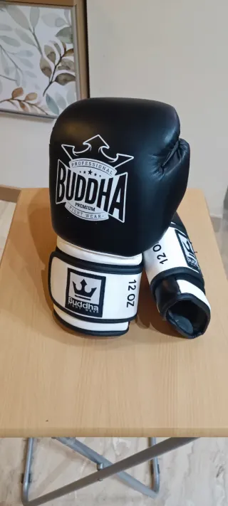 Guantes de Boxeo Buddha 12 oz Negros