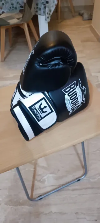 Guantes de Boxeo Buddha 12 oz Negros