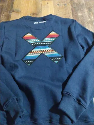 Sudadera Blue Banana Azul Talla S