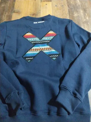 Sudadera Blue Banana Azul Talla S