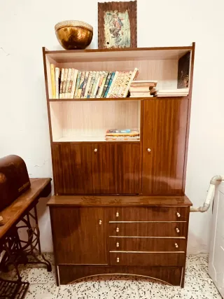 Mueble Estantería Madera y Metal