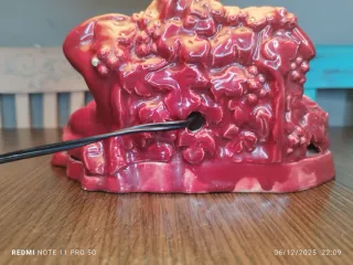 Lámpara Antigua Porcelana Años 50