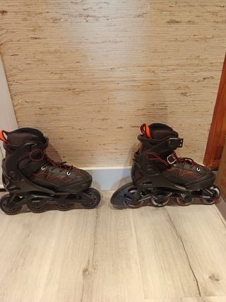 Patines Oxelo Talla 35-38 + Bolsa y protecciones