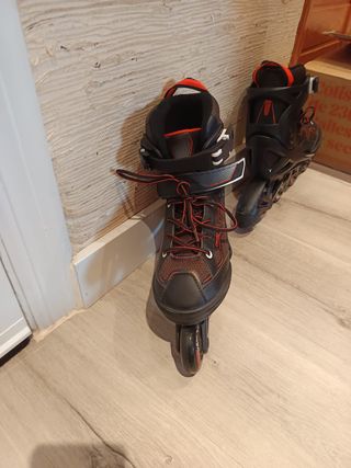 Patines Oxelo Talla 35-38 + Bolsa y protecciones