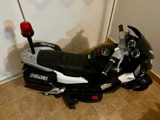 Moto Eléctrica Infantil Policía