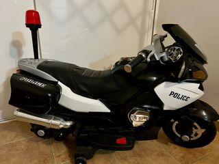 Moto Eléctrica Infantil Policía