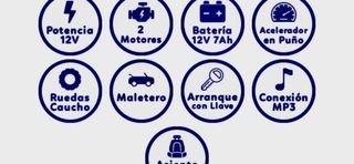 Moto Eléctrica Infantil Policía