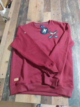 Sudadera Blue Banana Burdeos Talla XXL