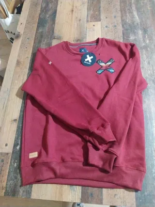 Sudadera Blue Banana Burdeos Talla XXL