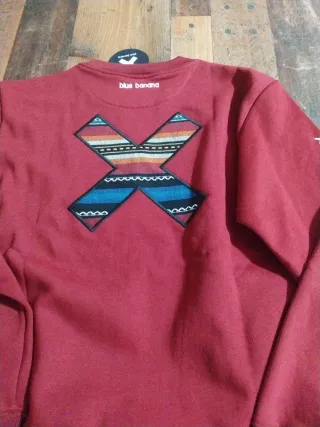 Sudadera Blue Banana Burdeos Talla XXL