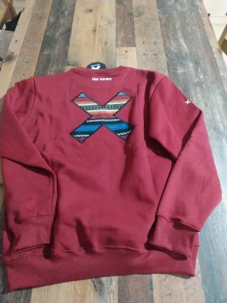 Sudadera Blue Banana Burdeos Talla XXL