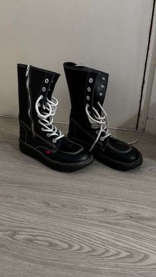 Botas Kickers Negras Talla 37 Mujer