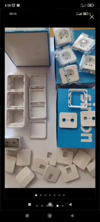 Lote Simon 75 Blanco: Tapas, Teclas, Marcos