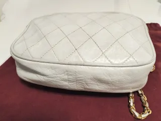 Bolso piel Maurice Lacroix blanco