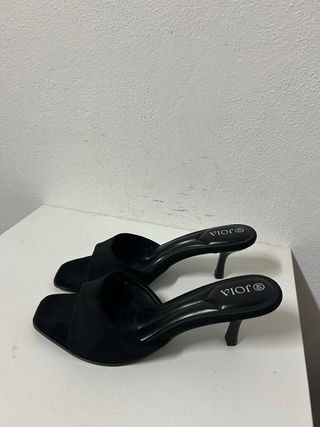 Sabot donna tacco alto nero tg 40 nuovo