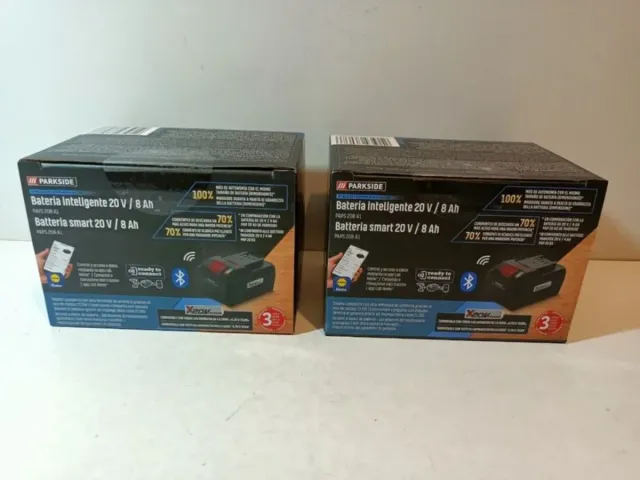 Lote 8Ah dos Baterías SMART PARKSIDE