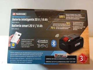 Lote 8Ah dos Baterías SMART PARKSIDE