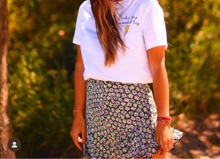 Falda Zara flores
