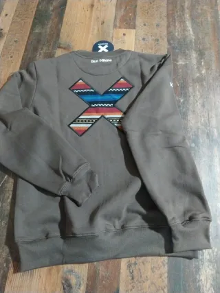 Sudadera Blue Banana Talla L Marrón