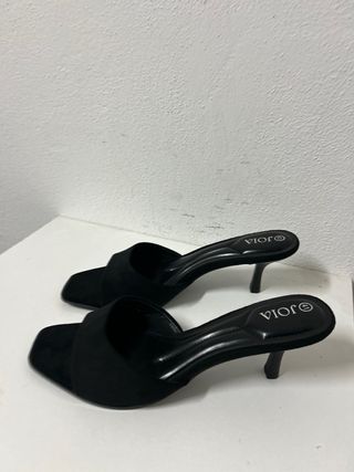 Sabot donna tacco nero tg 41 nuovo