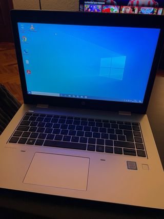 Ordenador portátil HP Plata/Negro