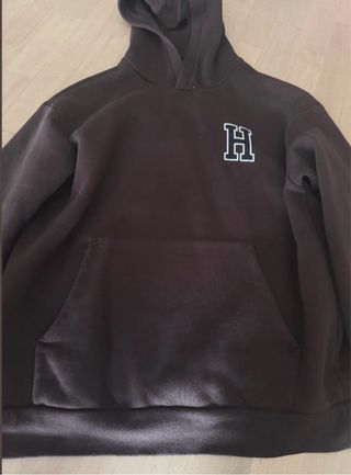 Sudadera H&M Hombre Talla M Marrón