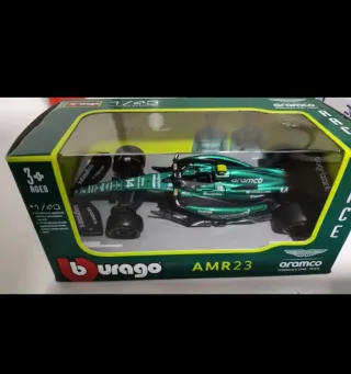 Burago AMR23 Aston Martin F1 1:43 fernando alonso