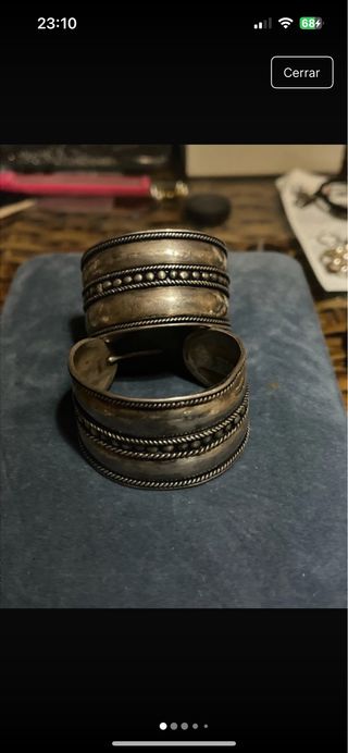 pendientes de plata estilo étnico