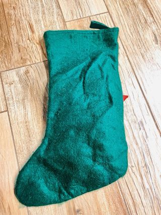 Calza Befana con pupazzi di neve