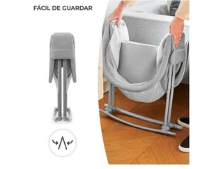 Cuna Kinderkraft gris