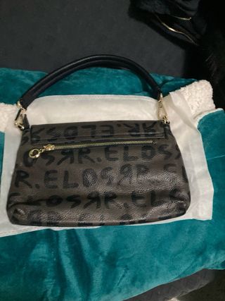 Bolso RR Piel Azul y gris